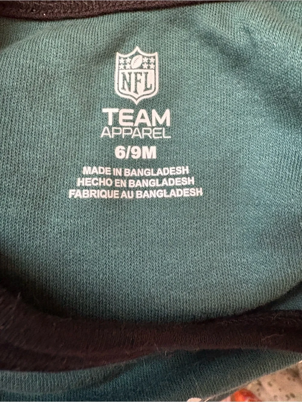 NFL Team Apparel Green, Black and White Baby One Piece Body Suits